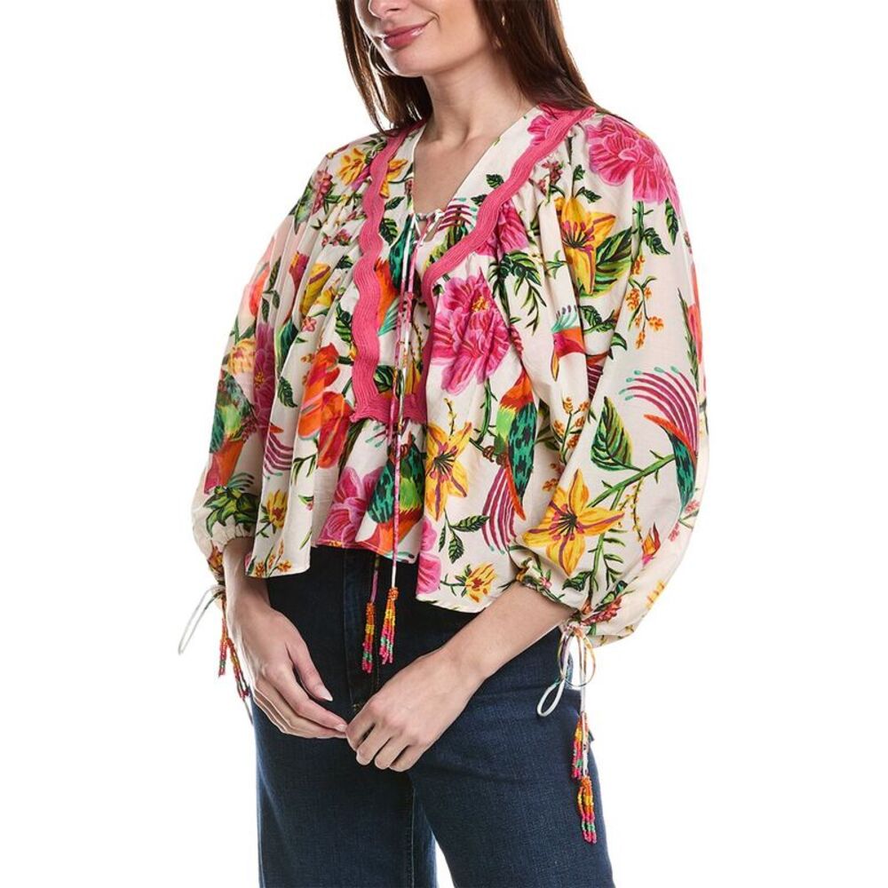 FARM Rio Toucan's Garden Blouse